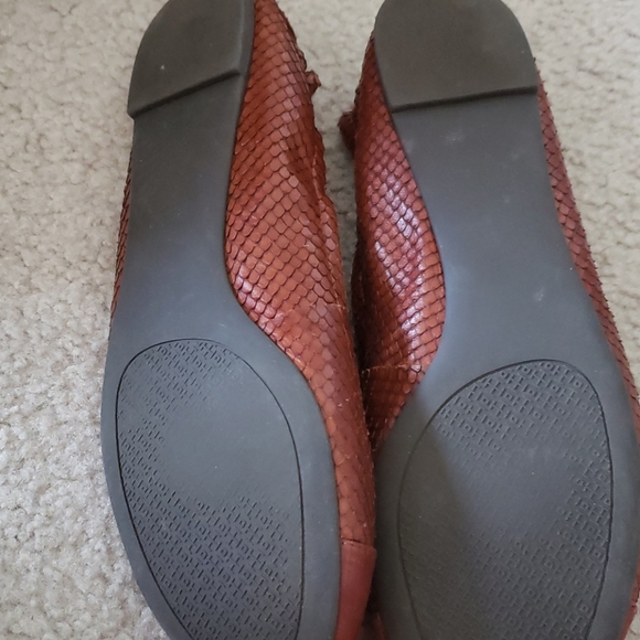 Tory Burch Snake Print Flats - Picture 2 of 5